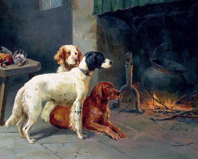 By the Fire by Alfred Duke